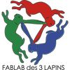 Logo of the association Fablab des 3Lapins